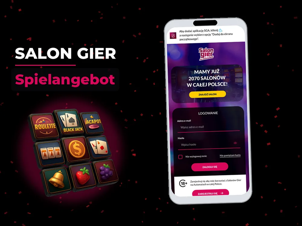 Salon Gier - Spielangebot