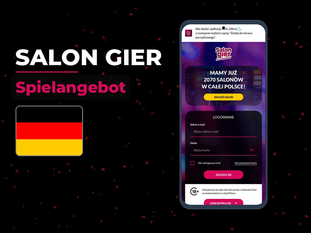 Salon Gier - Spielangebot