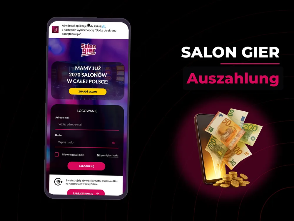 Salon Gier - Auszahlung