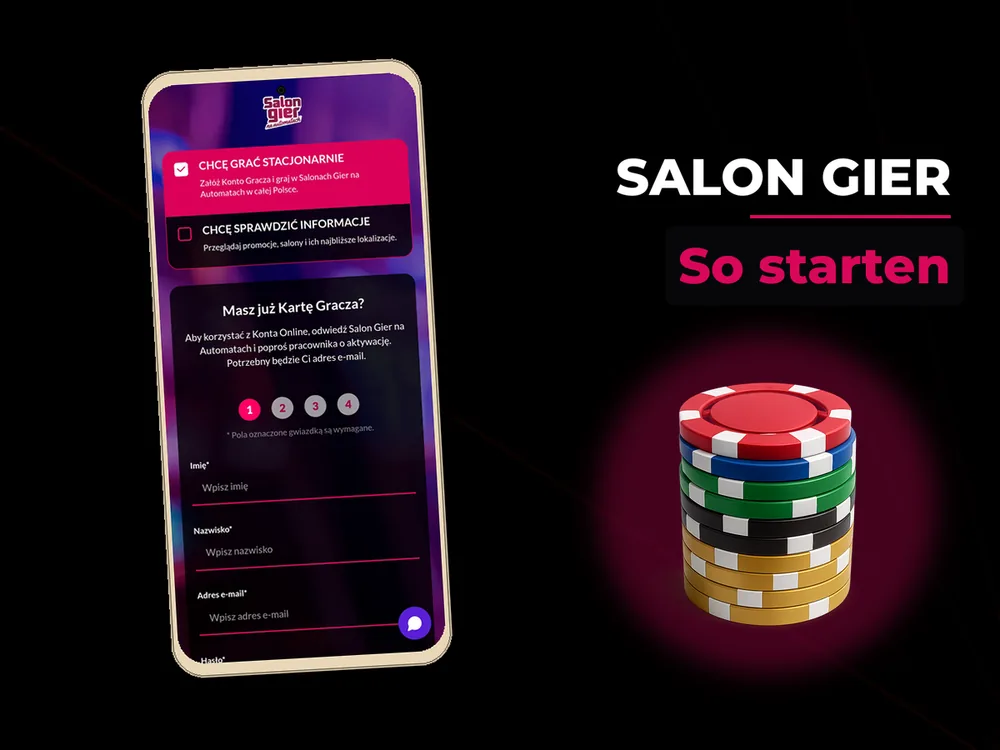 Salon Gier - So starten