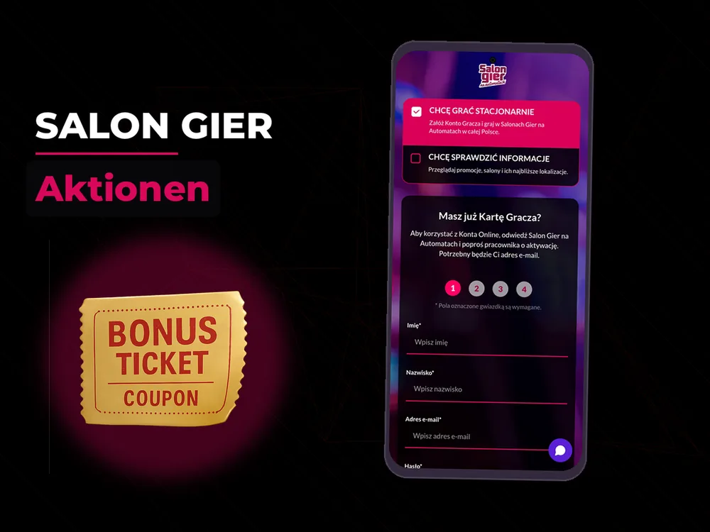 Salon Gier - Aktionen