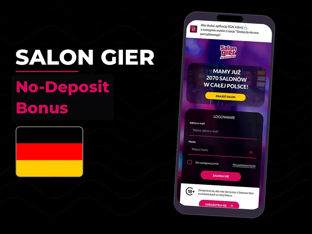 Salon Gier - No-Deposit Bonus