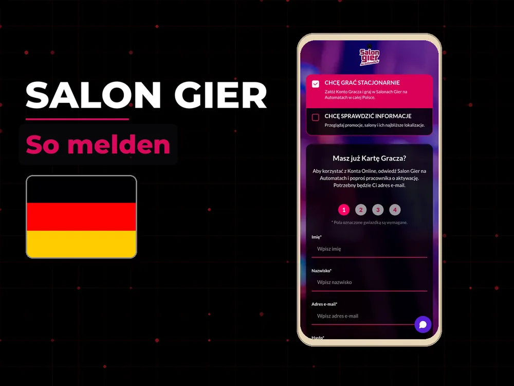 Salon Gier - So melden