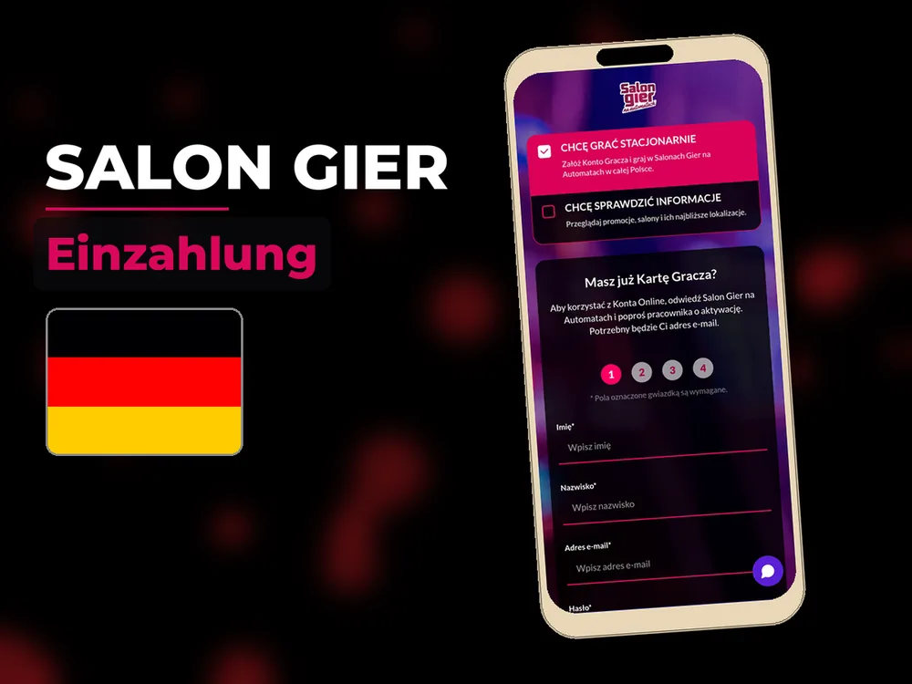Salon Gier - Einzahlung