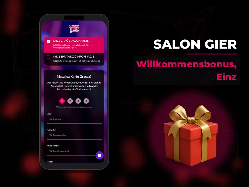 Salon Gier - Willkommensbonus, Einz