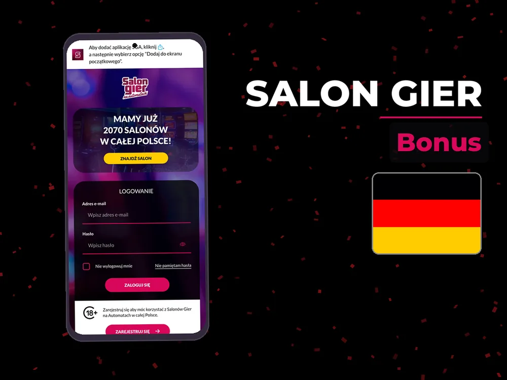 Salon Gier - Bonus