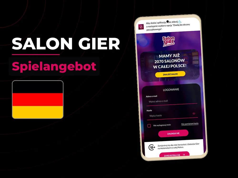 Salon Gier - Spielangebot